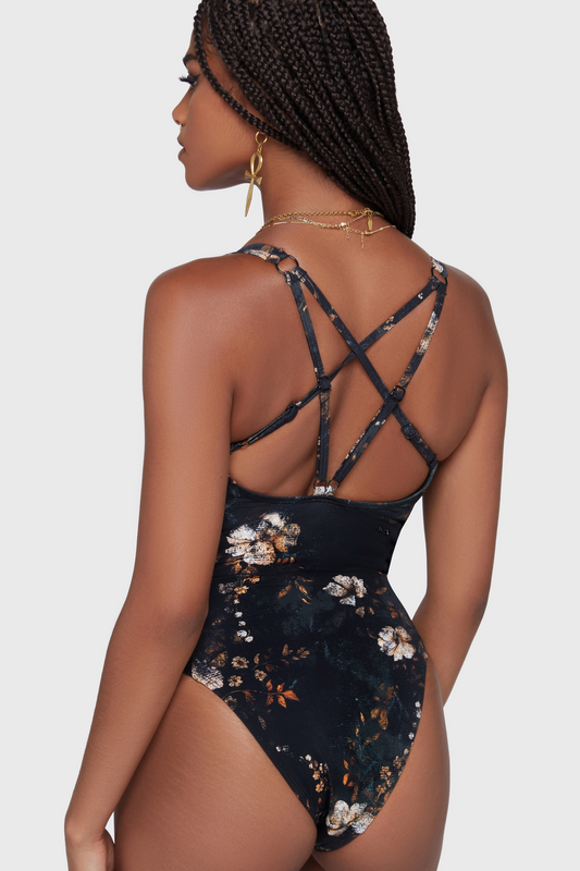 Maillots de bain Gothic de Killstar - Twilight Boho Summer - Bloomrot - Maillot de Bain - XS à 4XL - pour Femme - multicolore - Killstar - View 2