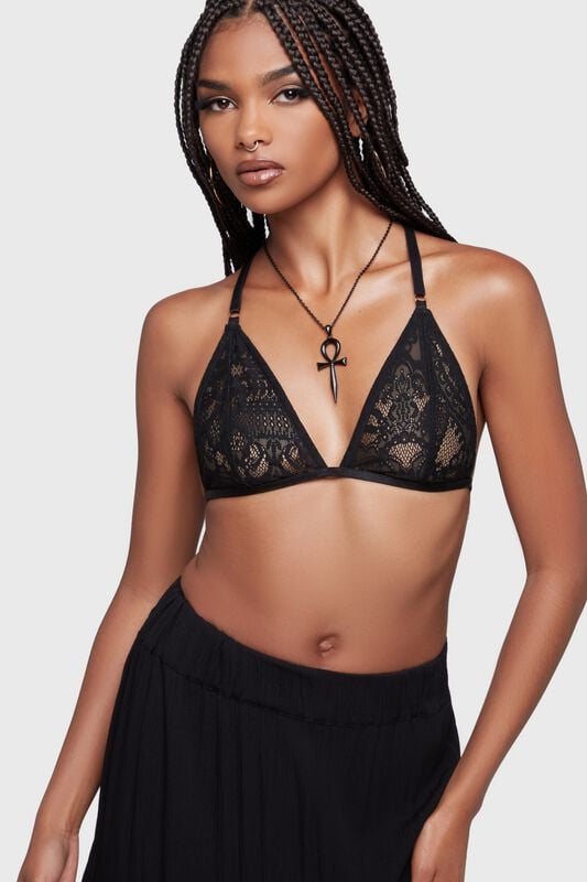 Brassière Gothic de Killstar - Twilight Boho Summer - Moura - Brassière - XS à XXL - pour Femme - noir - Killstar