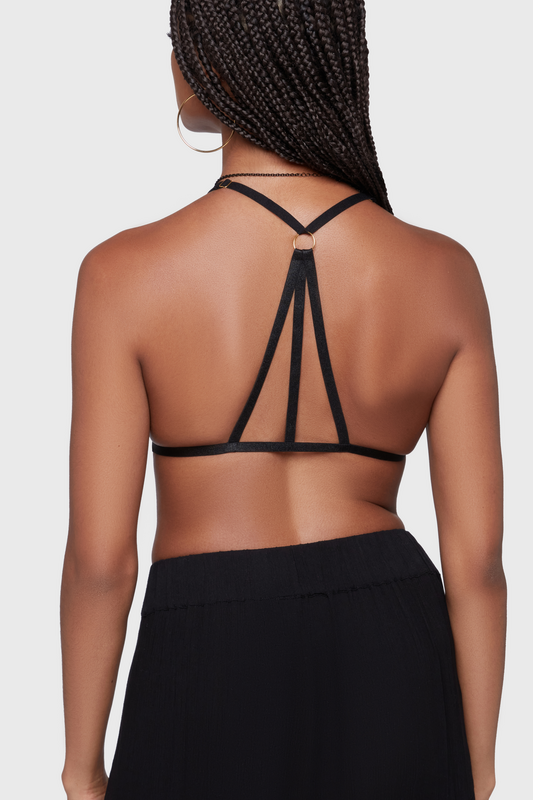 Brassière Gothic de Killstar - Twilight Boho Summer - Moura - Brassière - XS à XXL - pour Femme - noir - Killstar - View 2