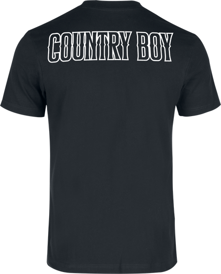 T-Shirt Manches courtes  de Johnny Cash - Country Boy - S à 3XL - pour Homme - noir - Johnny Cash - View 2