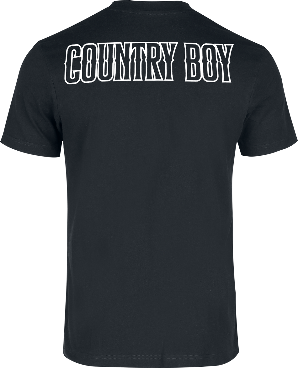 T-Shirt Manches courtes  de Johnny Cash - Country Boy - S à 3XL - pour Homme - noir - Johnny Cash - View 2