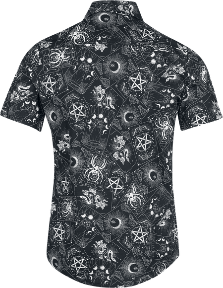 Chemise manches courtes Rockabilly de Jawbreaker - Tarot - Chemise - S à XXL - pour Homme - noir - Jawbreaker - View 2