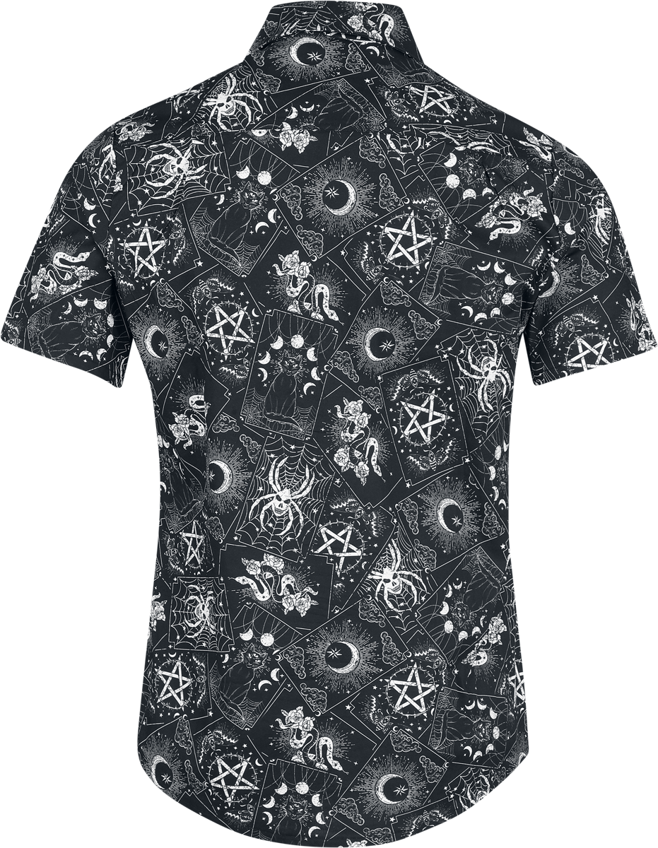 Chemise manches courtes Rockabilly de Jawbreaker - Tarot - Chemise - S à XXL - pour Homme - noir - Jawbreaker - View 2