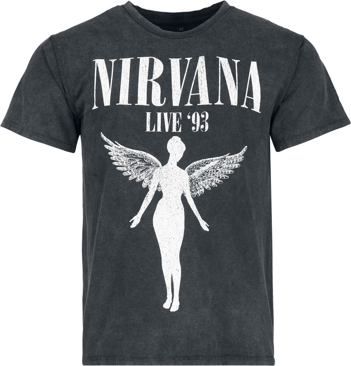 T-Shirt Manches courtes  de Nirvana - In Utero '93 - S à XXL - pour Homme - noir - Nirvana