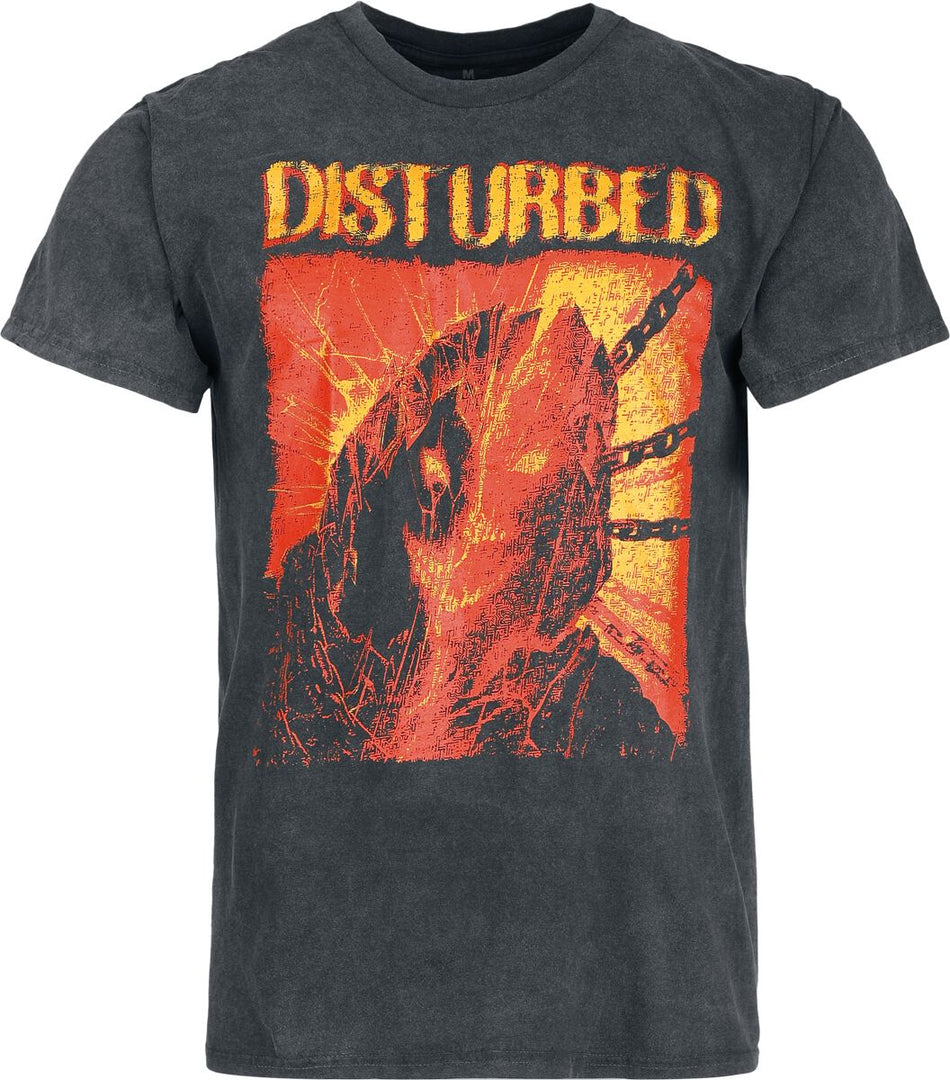 T-Shirt Manches courtes  de Disturbed - '23 Tracklist - S à XXL - pour Homme - noir - Disturbed