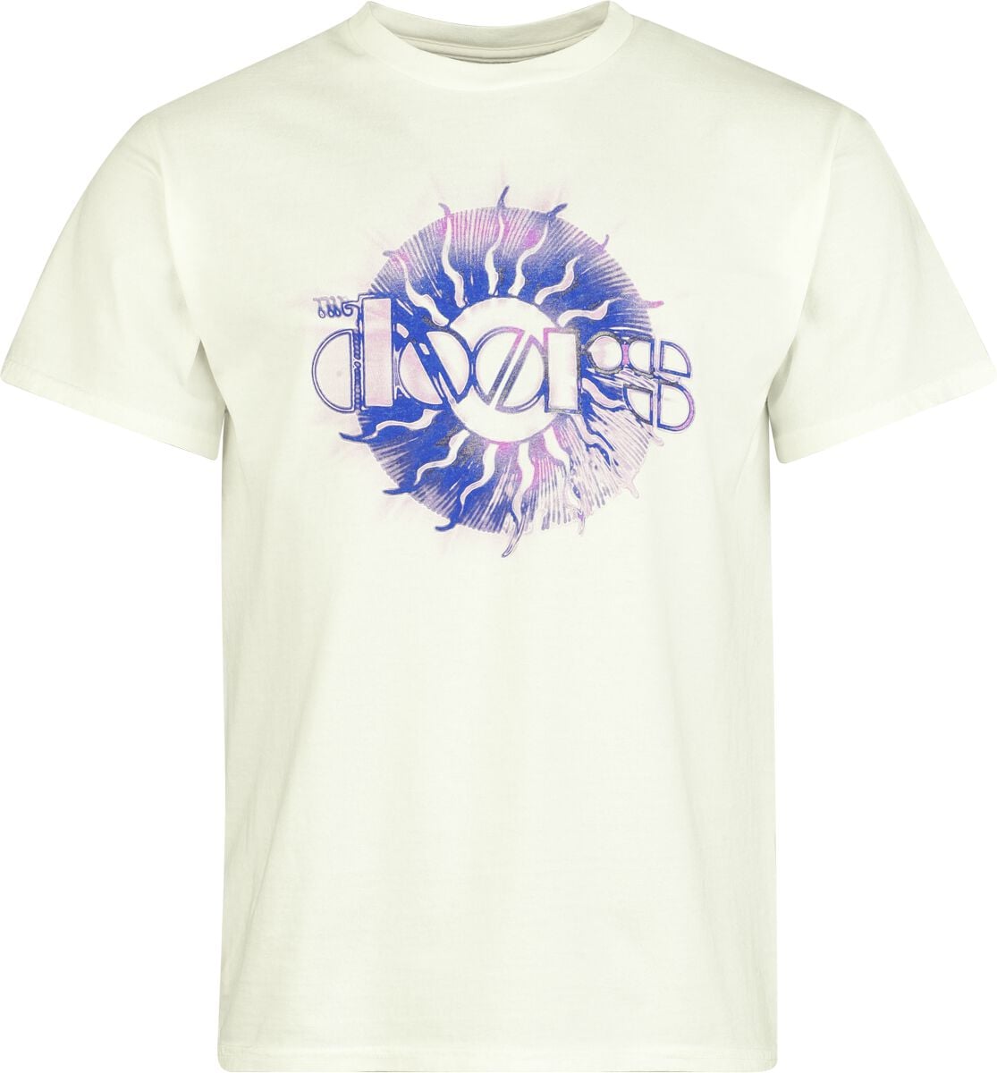 T-Shirt Manches courtes  de The Doors - Tour 1970 - S à XXL - pour Homme - blanc - The Doors