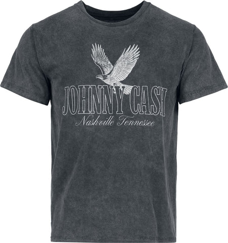 T-Shirt Manches courtes  de Johnny Cash - The Man In Black - S à XXL - pour Homme - noir - Johnny Cash