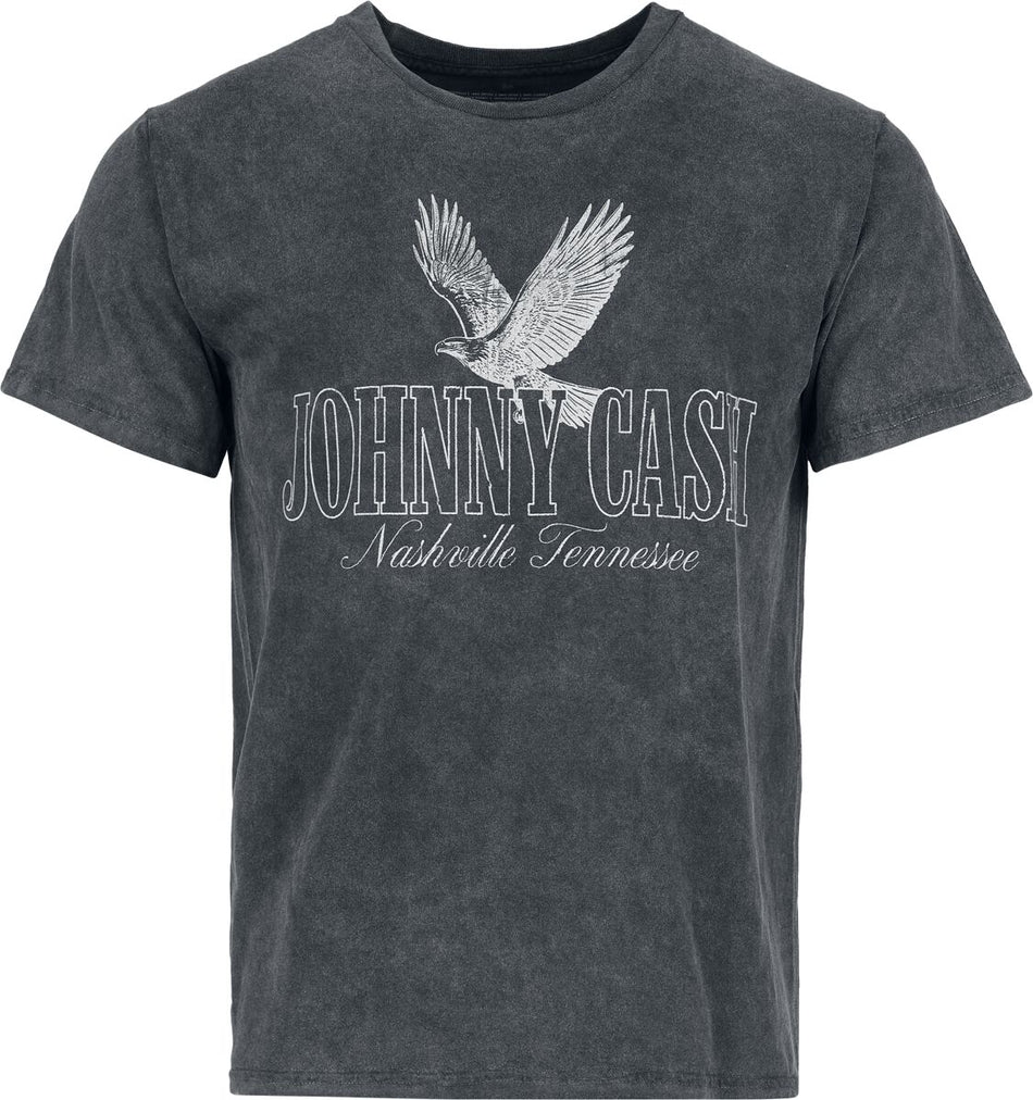 T-Shirt Manches courtes  de Johnny Cash - The Man In Black - S à XXL - pour Homme - noir - Johnny Cash