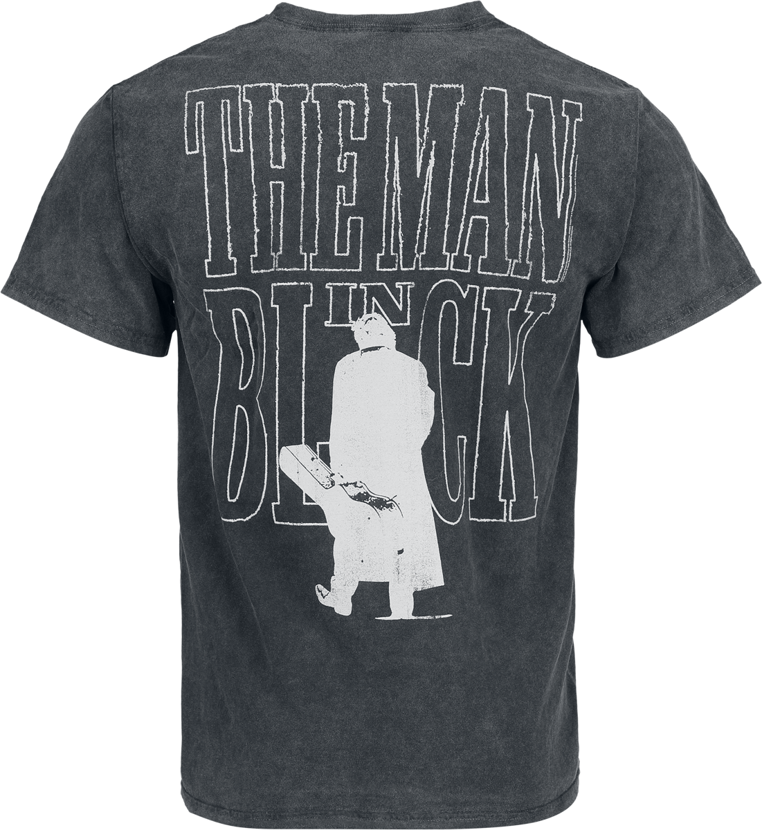 T-Shirt Manches courtes  de Johnny Cash - The Man In Black - S à XXL - pour Homme - noir - Johnny Cash - View 2
