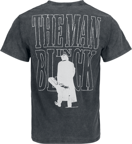 T-Shirt Manches courtes  de Johnny Cash - The Man In Black - S à XXL - pour Homme - noir - Johnny Cash - View 2