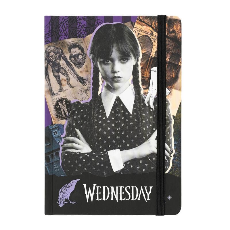 Bureau, Carterie & Emballage  de Wednesday - Cahier premium A5 – Mercredi - pour Indifférent - multicolore - Wednesday
