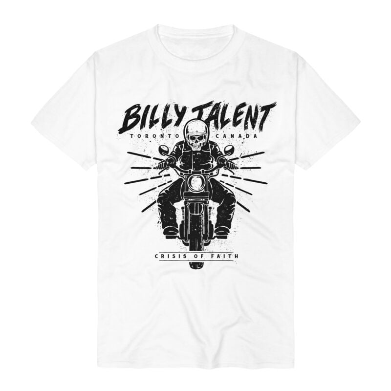 T-Shirt Manches courtes  de Billy Talent - Ghostfaith Killah - S à 3XL - pour Homme - blanc - Billy Talent