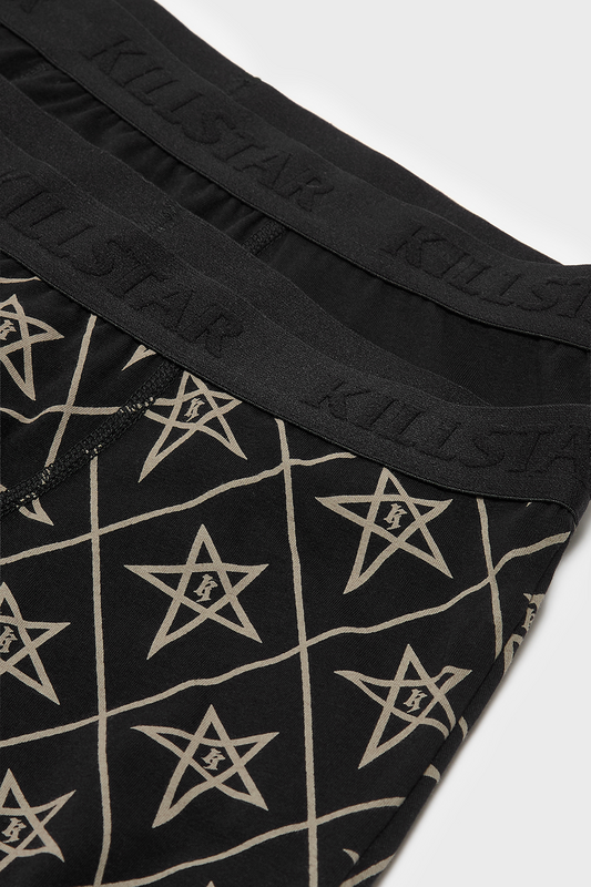 Boxer Gothic de Killstar - Killstar (Lot de 2) - XS à 4XL - pour Homme - noir - Killstar - View 2
