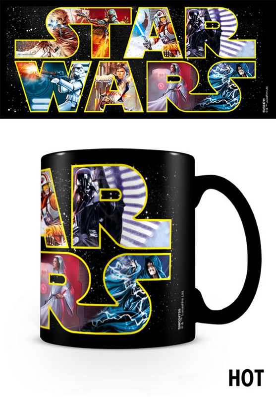 Mug  de Star Wars - Logo & Personnages - pour Indifférent - multicolore - Star Wars - View 2