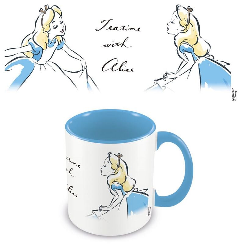 Mug Disney de Alice Au Pays Des Merveilles - Teatime With Alice - pour Indifférent - multicolore - Alice Au Pays Des Merveilles