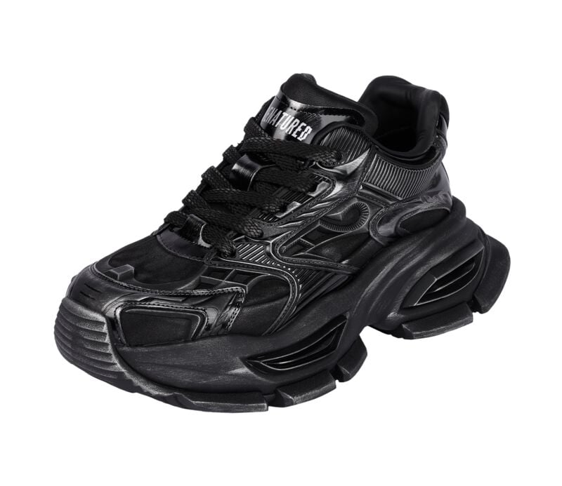 Baskets Gothic de Denatured by KOI - Orbit Men’s Chunky Trainers - Black - EU41 à EU45 - pour Homme - noir - Denatured by KOI