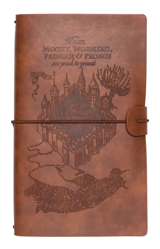 Bureau, Carterie & Emballage  de Harry Potter - Carnet de voyage – La Carte du Maraudeur - pour Indifférent - multicolore - Harry Potter