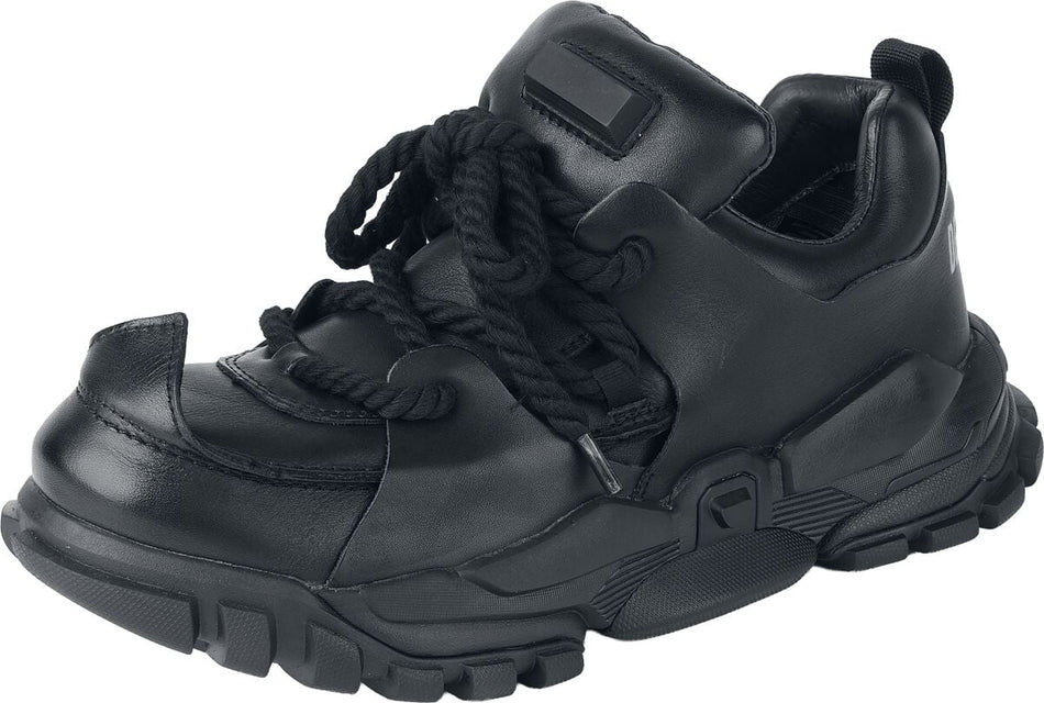 Baskets Gothic de Denatured by KOI - Serpentbone - Cuir Pleine Fleur - EU40 à EU45 - pour Homme - noir - Denatured by KOI