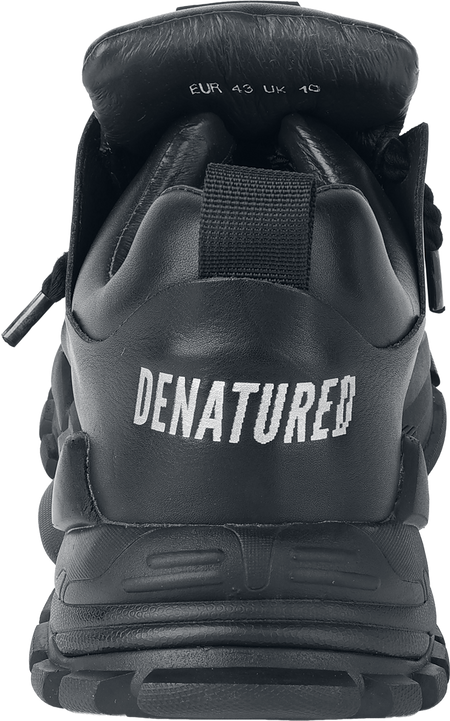 Baskets Gothic de Denatured by KOI - Serpentbone - Cuir Pleine Fleur - EU40 à EU45 - pour Homme - noir - Denatured by KOI - View 2