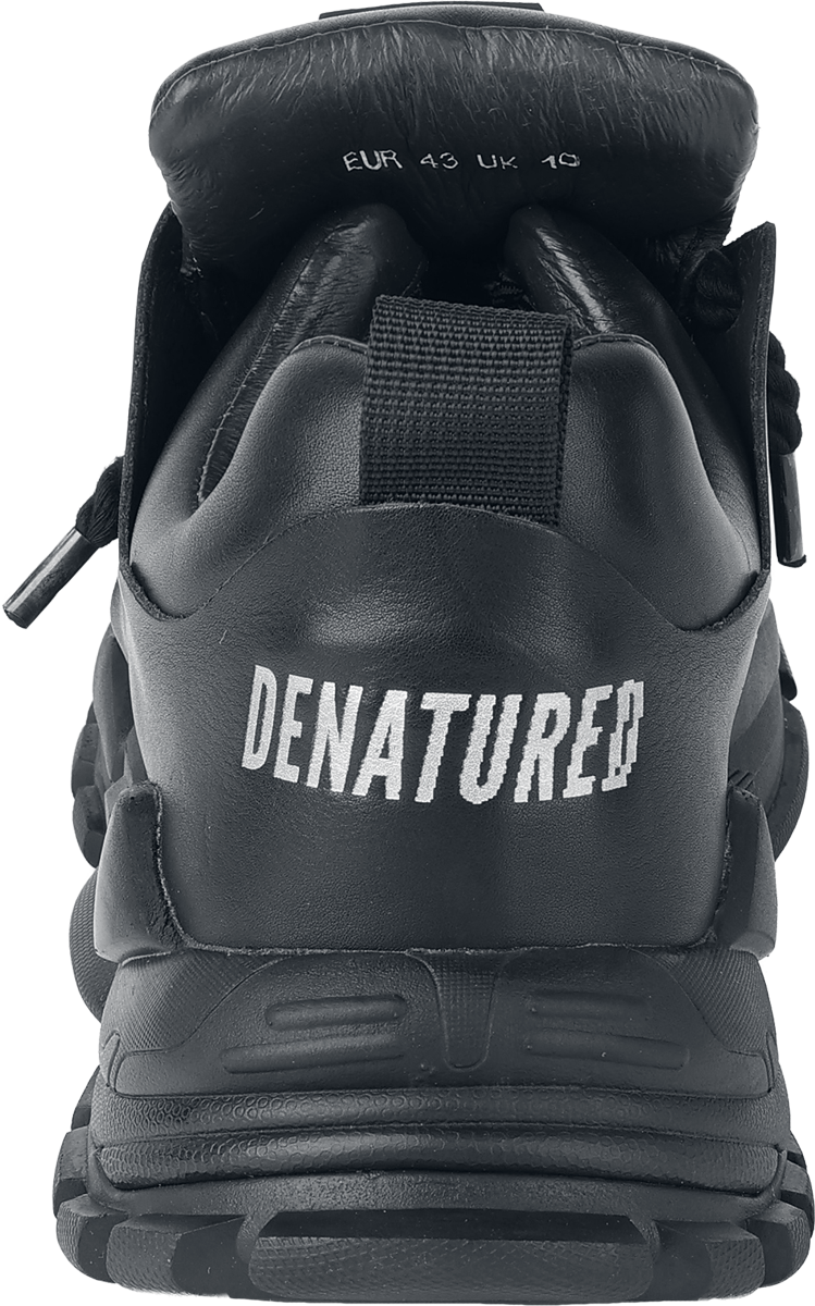 Baskets Gothic de Denatured by KOI - Serpentbone - Cuir Pleine Fleur - EU40 à EU45 - pour Homme - noir - Denatured by KOI - View 2