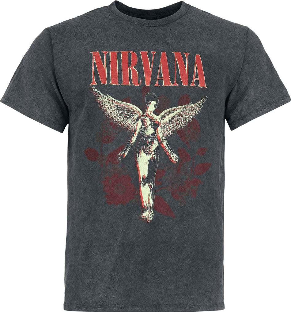 T-Shirt Manches courtes  de Nirvana - In Utero - S à XXL - pour Homme - noir - Nirvana