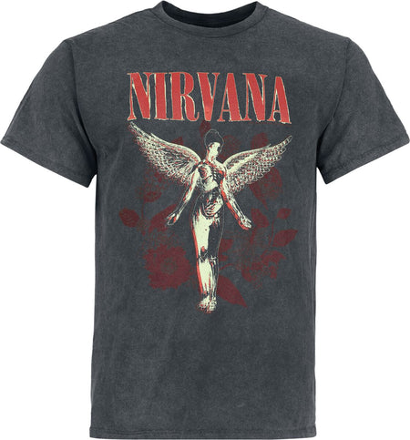 T-Shirt Manches courtes  de Nirvana - In Utero - S à XXL - pour Homme - noir - Nirvana