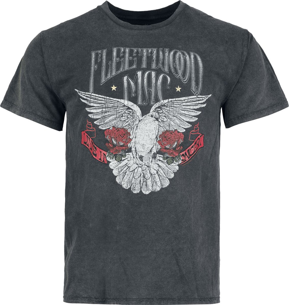 T-Shirt Manches courtes  de Fleetwood Mac - Live In Concert - S à XXL - pour Homme - noir - Fleetwood Mac