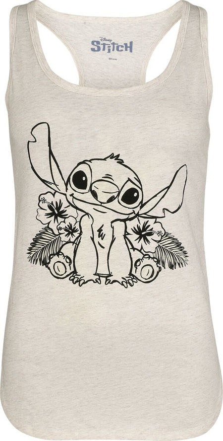 Top Disney de Lilo & Stitch - Stitch - Lilo Portrait - UV - S à XXL - pour Femme - blanc - Lilo & Stitch