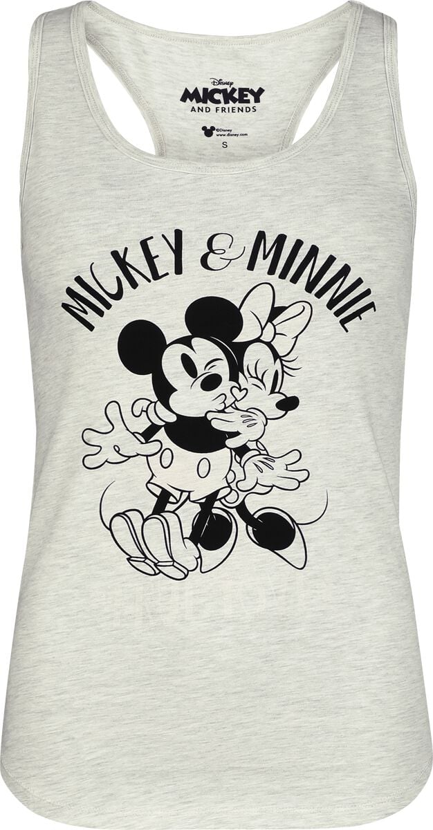 Top Disney de Mickey & Minnie Mouse - Micky - Portrait - UV - S à XXL - pour Femme - blanc - Mickey & Minnie Mouse