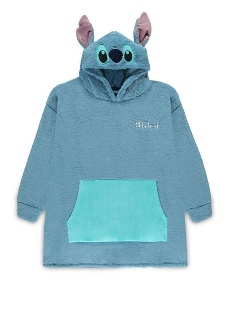 Sweat-shirt à capuche Disney de Lilo & Stitch - Stitch - Lounge Hoodie - XS-M - pour Unisexe - bleu - Lilo & Stitch