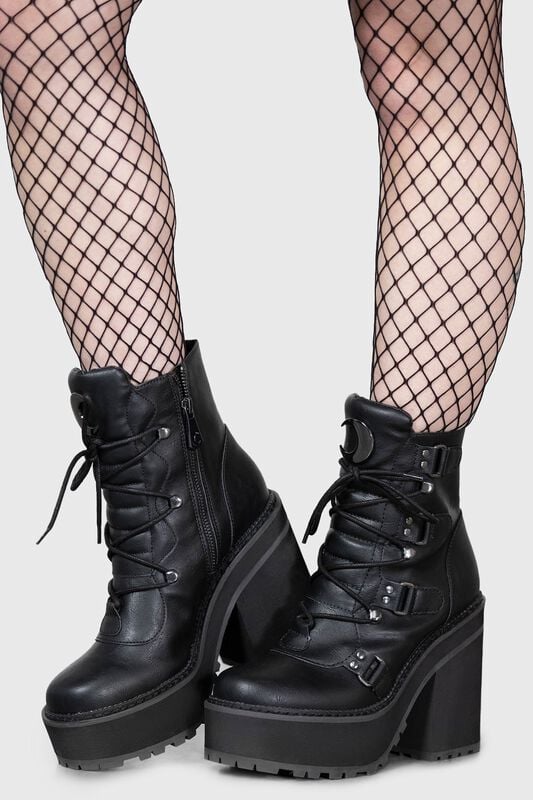 Bottes Gothic de Killstar - Broom Rider - Bottines - EU37 à EU41 - pour Femme - noir - Killstar