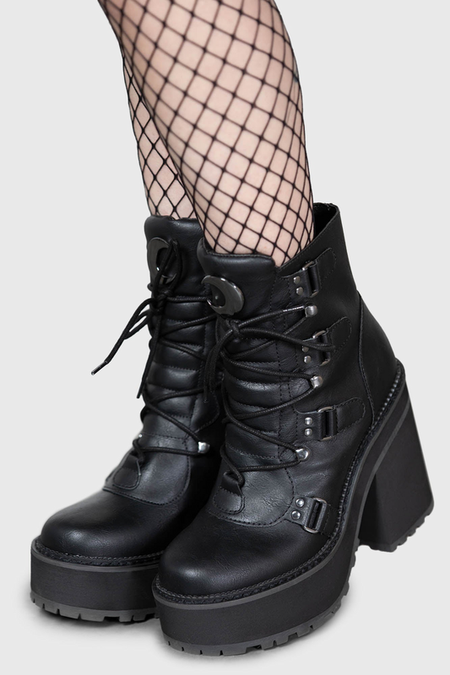 Bottes Gothic de Killstar - Broom Rider - Bottines - EU37 à EU41 - pour Femme - noir - Killstar - View 2