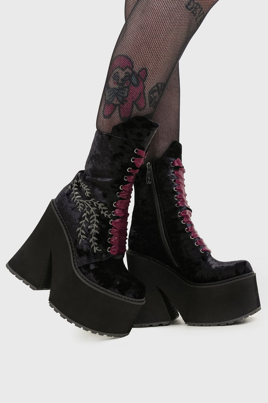Bottes Gothic de Killstar - In a Phase - Bottines - EU36 à EU42 - pour Femme - noir - Killstar - View 2