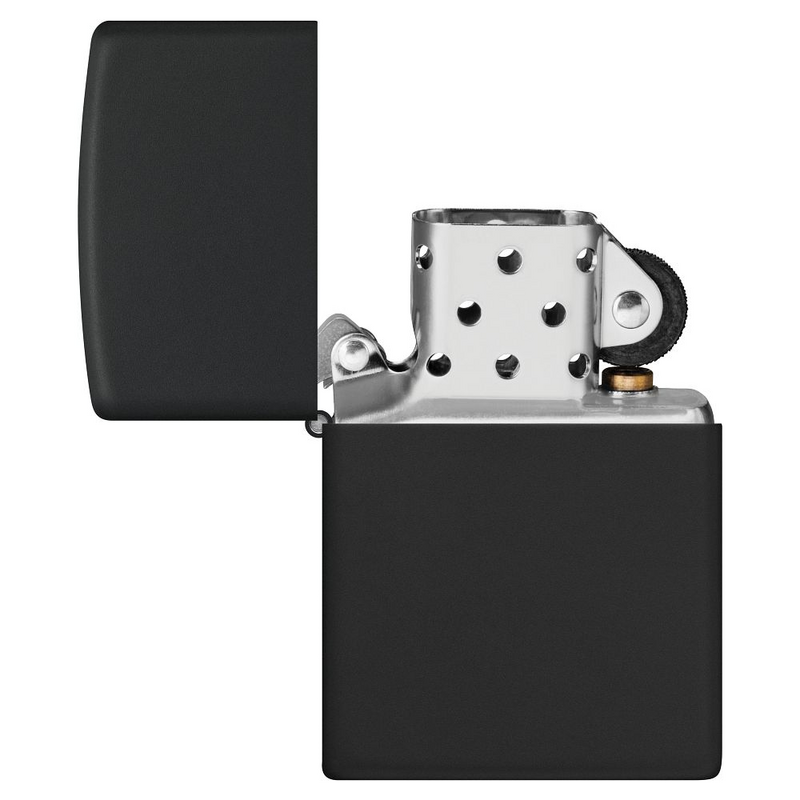 Briquet  de ZIPPO - Noir Mat - pour Indifférent - standard - ZIPPO - View 2