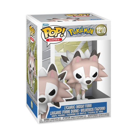 Pokémon - Wolwerock Midday Vinyl Figur 1210 - Funko Pop! - Funko Shop Europe - Pokémon