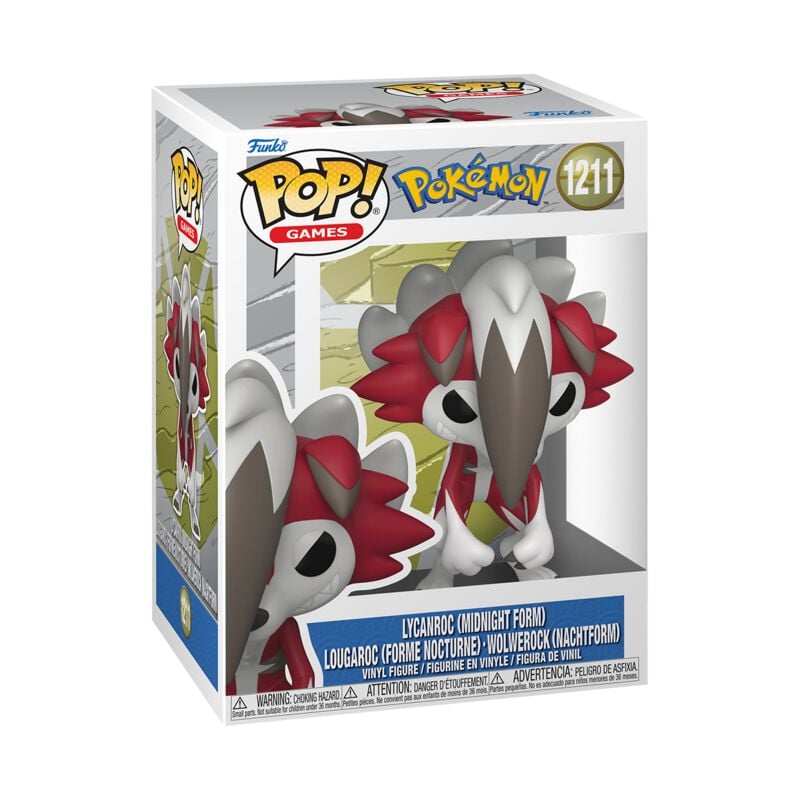 Pokémon - Wolwerock Midnight Vinyl Figur 1211 - Funko Pop! - Funko Shop Europe - Pokémon