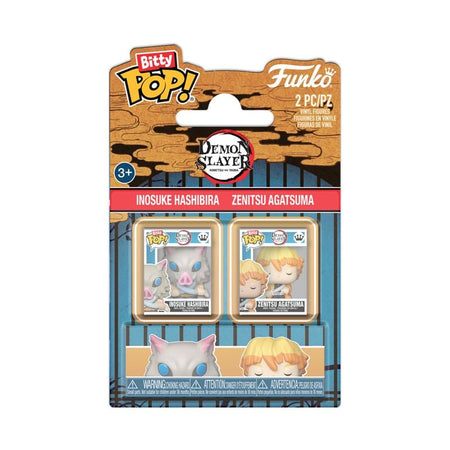 Demon Slayer - Inosuke Hashibira & Zenitsu Agatsuma (Bitty Pop!) - Funko Pop! (Lot de 2) - Funko Pop! - Funko Shop Europe - Demon Slayer