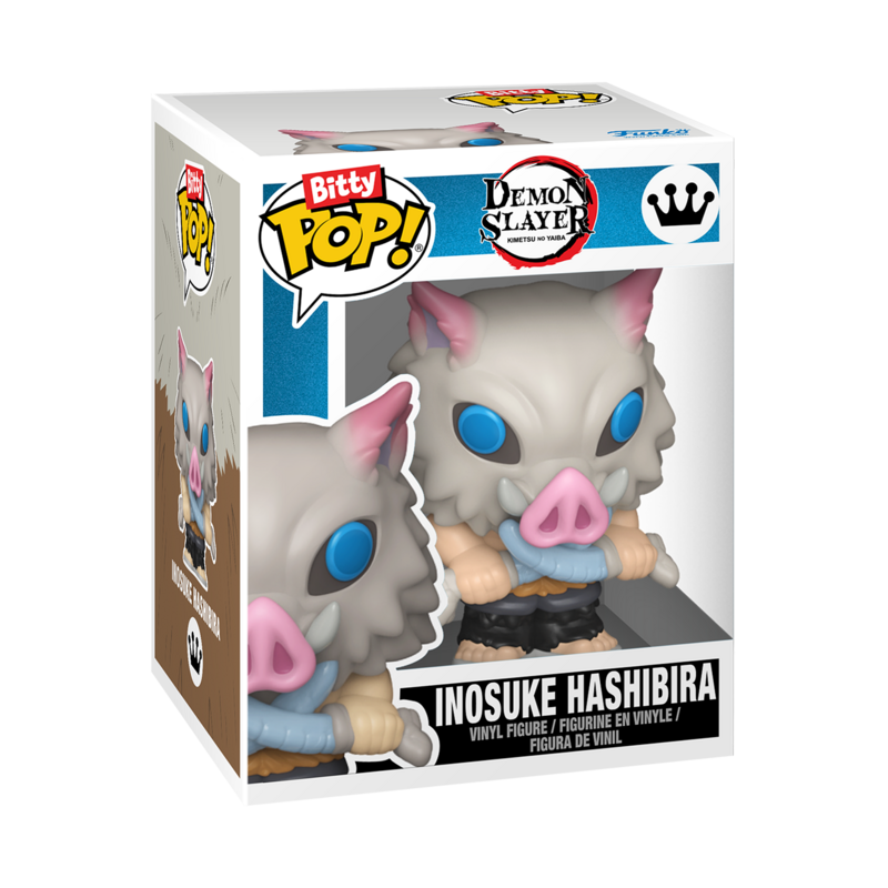 Demon Slayer - Inosuke Hashibira & Zenitsu Agatsuma (Bitty Pop!) - Funko Pop! (Lot de 2) - Funko Pop! - Funko Shop Europe - Demon Slayer - View 2