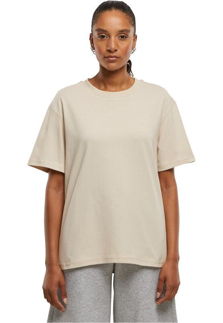 T-Shirt Manches courtes  de Urban Classics - Everyday - T-Shirt - XS à L - pour Femme - beige - Urban Classics