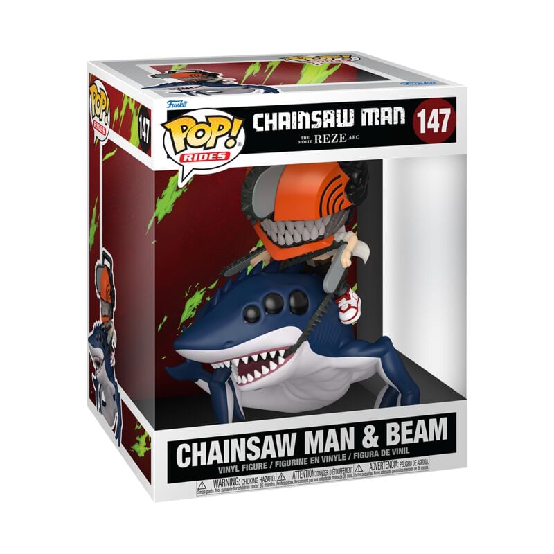 Chainsaw Man - Reze - Chainsaw Man & Beam (Pop! Ride Deluxe) - Funko Pop! n°147 - Funko Pop! - Funko Shop Europe - Chainsaw Man