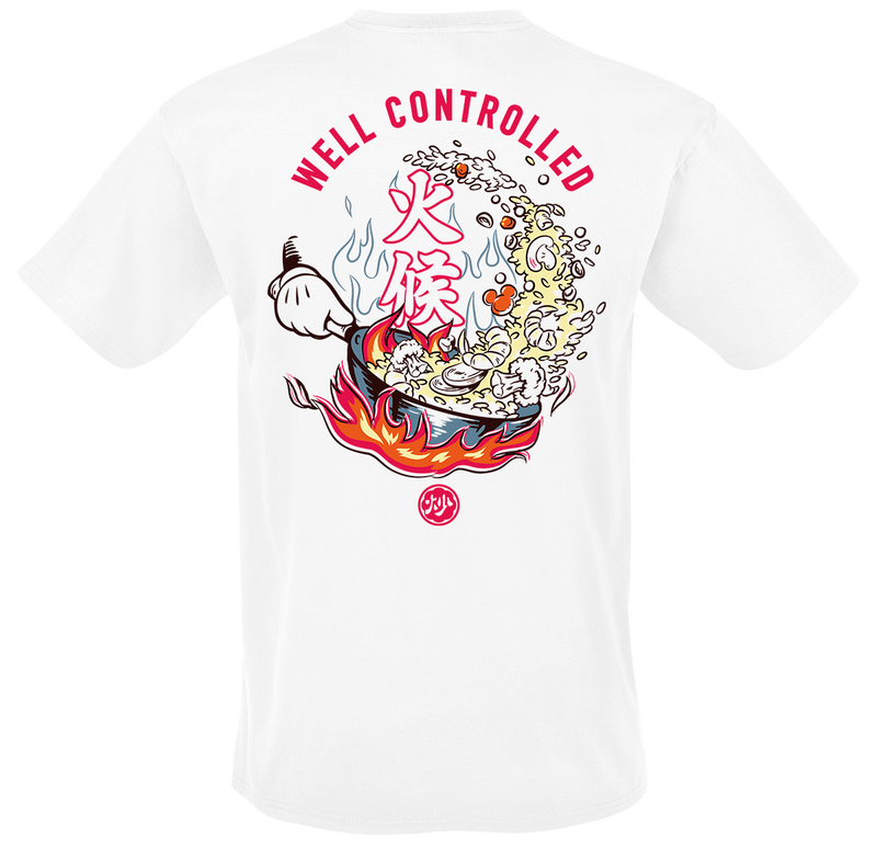 T-Shirt Manches courtes Disney de Mickey Mouse - Well Controlled Cooking - M à 3XL - pour Homme - blanc - Mickey Mouse - View 2
