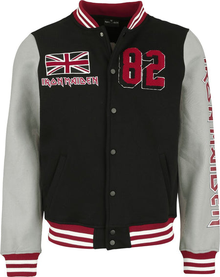 Veste Varsity  de Iron Maiden - The Number Of The Beast Varsity Jacket - S à 5XL - pour Homme - multicolore - Iron Maiden