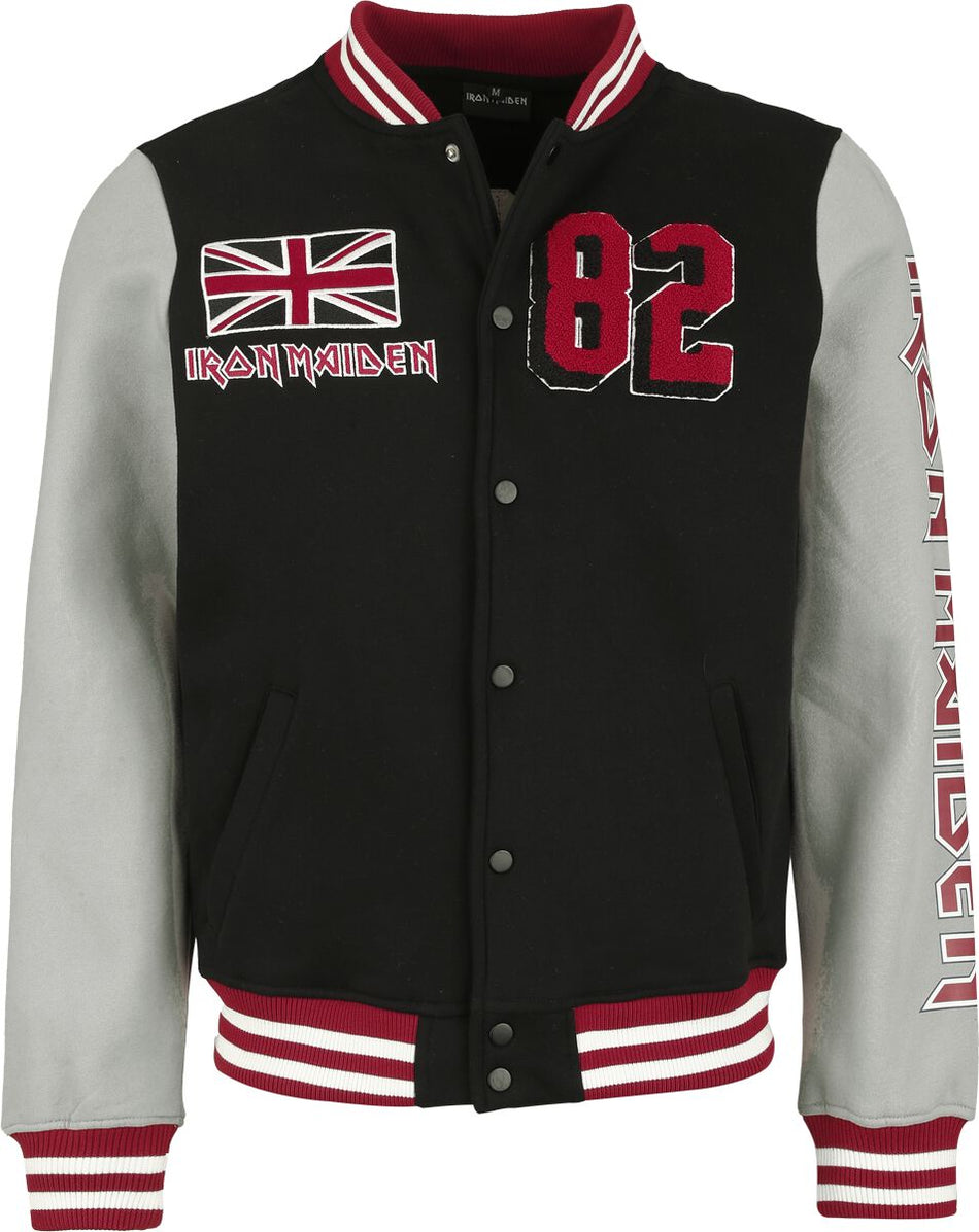 Veste Varsity  de Iron Maiden - The Number Of The Beast Varsity Jacket - S à 5XL - pour Homme - multicolore - Iron Maiden