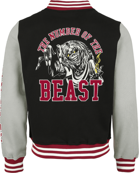 Veste Varsity  de Iron Maiden - The Number Of The Beast Varsity Jacket - S à 5XL - pour Homme - multicolore - Iron Maiden - View 2