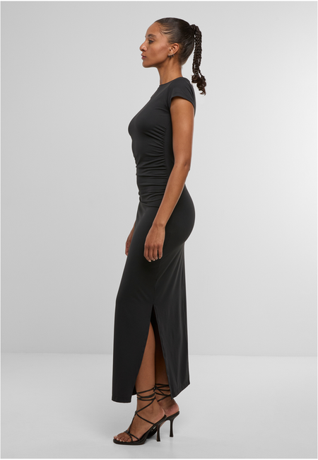 Robe longue  de Urban Classics - Robe Longue Jersey - XS à XL - pour Femme - noir - Urban Classics - View 2