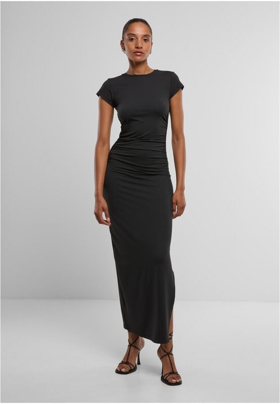 Robe longue  de Urban Classics - Robe Longue Jersey - XS à XL - pour Femme - noir - Urban Classics
