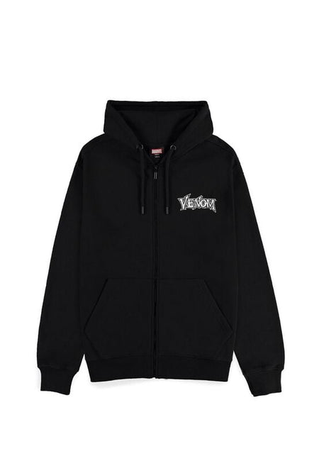 Sweat-shirt zippé à capuche Disney de Venom (Marvel) - Venom - S à XXL - pour Homme - noir - Venom (Marvel)