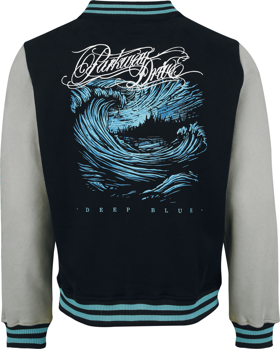Veste Varsity  de Parkway Drive - Deep Blue Varsity Jacket - S à 5XL - pour Homme - multicolore - Parkway Drive - View 2