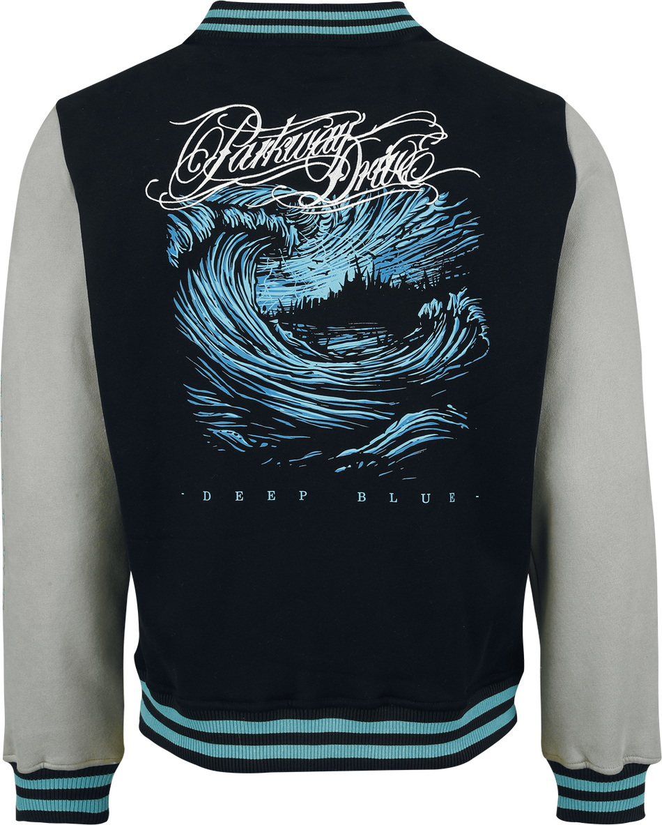Veste Varsity  de Parkway Drive - Deep Blue Varsity Jacket - S à 5XL - pour Homme - multicolore - Parkway Drive - View 2