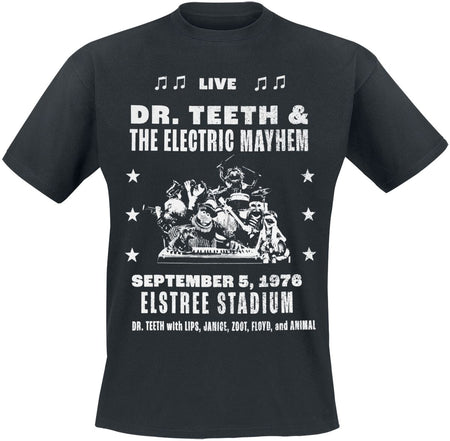 T-Shirt Manches courtes  de Le Muppet Show - Tour - M à XXL - pour Homme - noir - Le Muppet Show